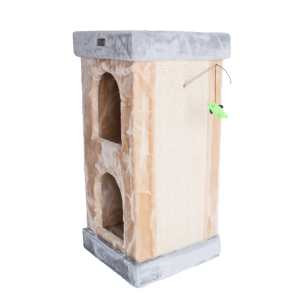 Armarkat Real Wood Double Condo Cat House